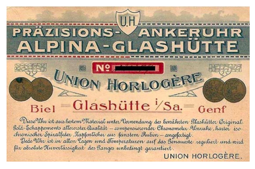 Alpina_Union_Horlogere_Guarantee_Certificate