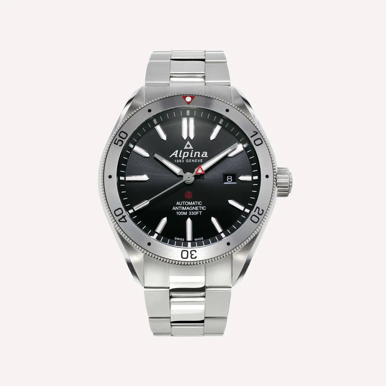 Alpiner 4 Alpina Watch Silver and Black