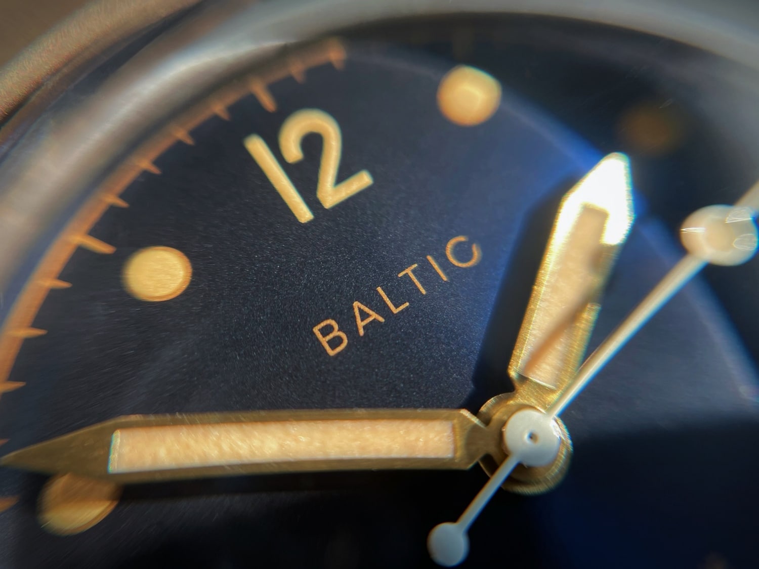 Baltic Aquascaphe Dial Close Up