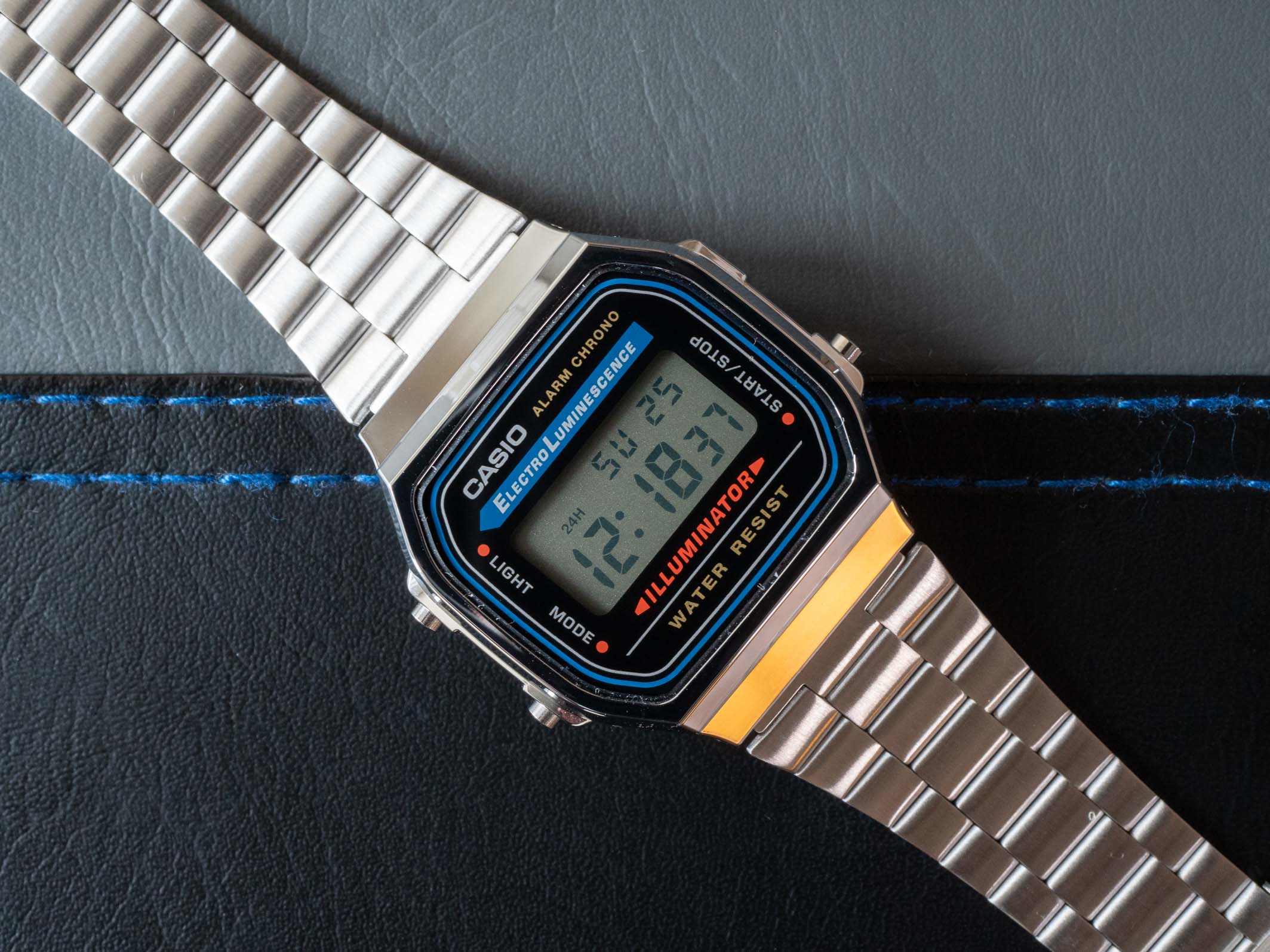 Casio hot sale a168 silver