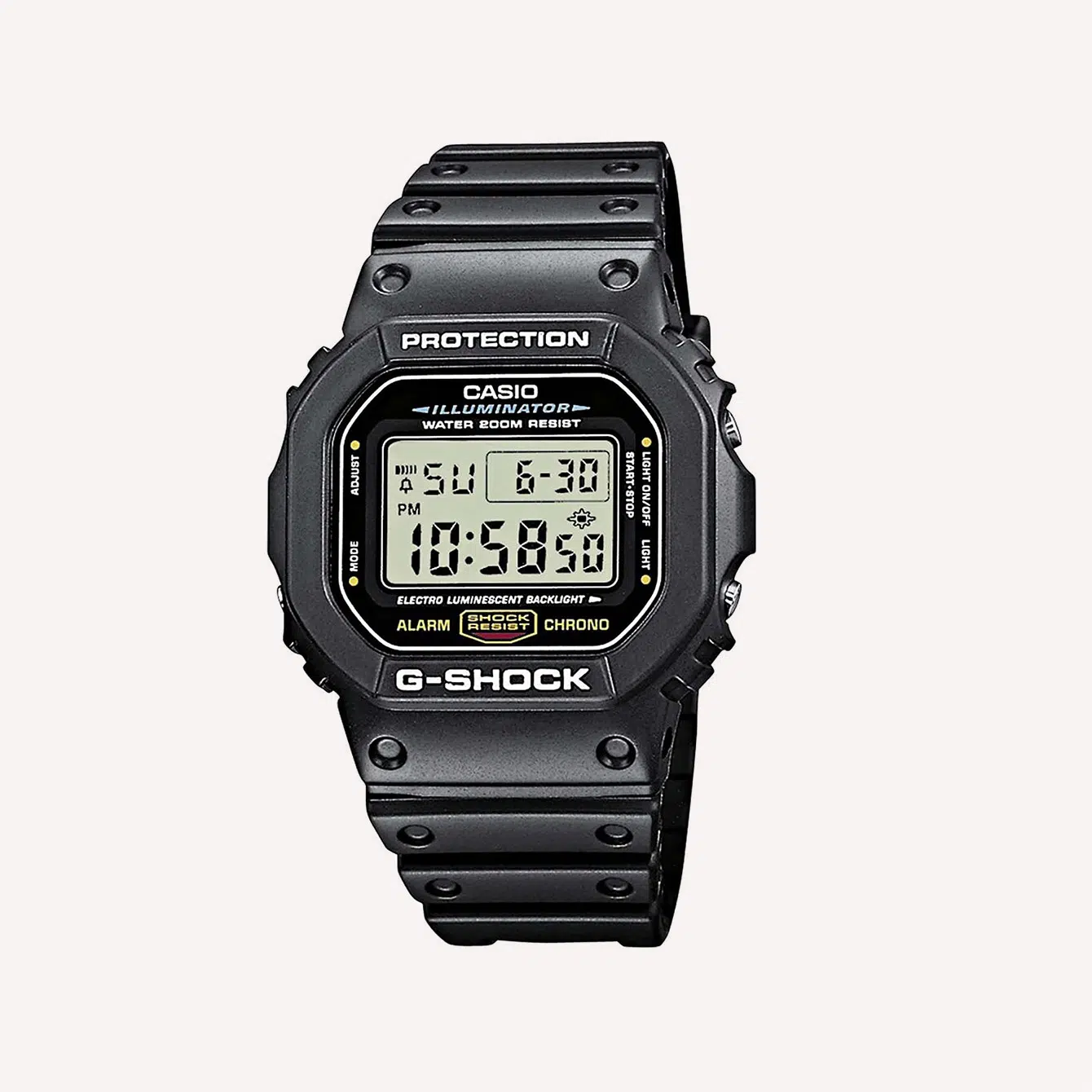 Casio Men_s G Shock Quartz Watch with Resin Strap Black 20 Model DW5600E 1V