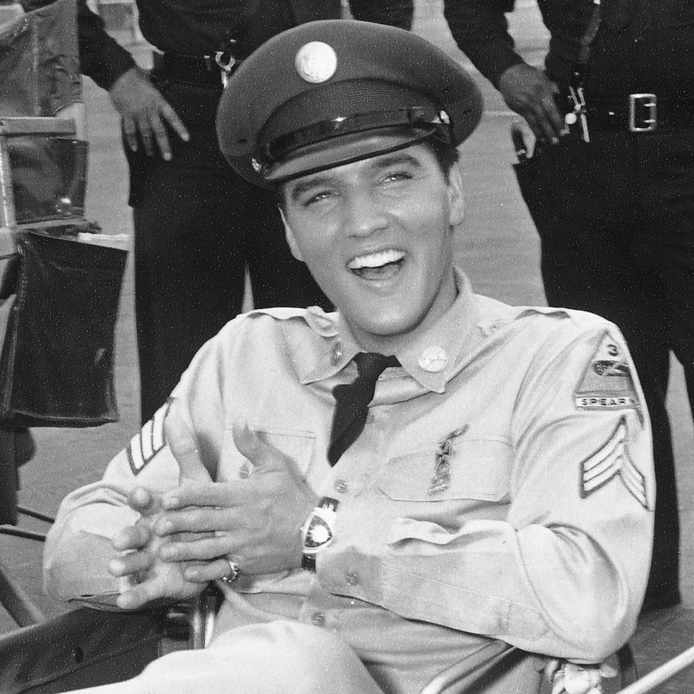 Elvis Presley wearing Hamilton Ventura