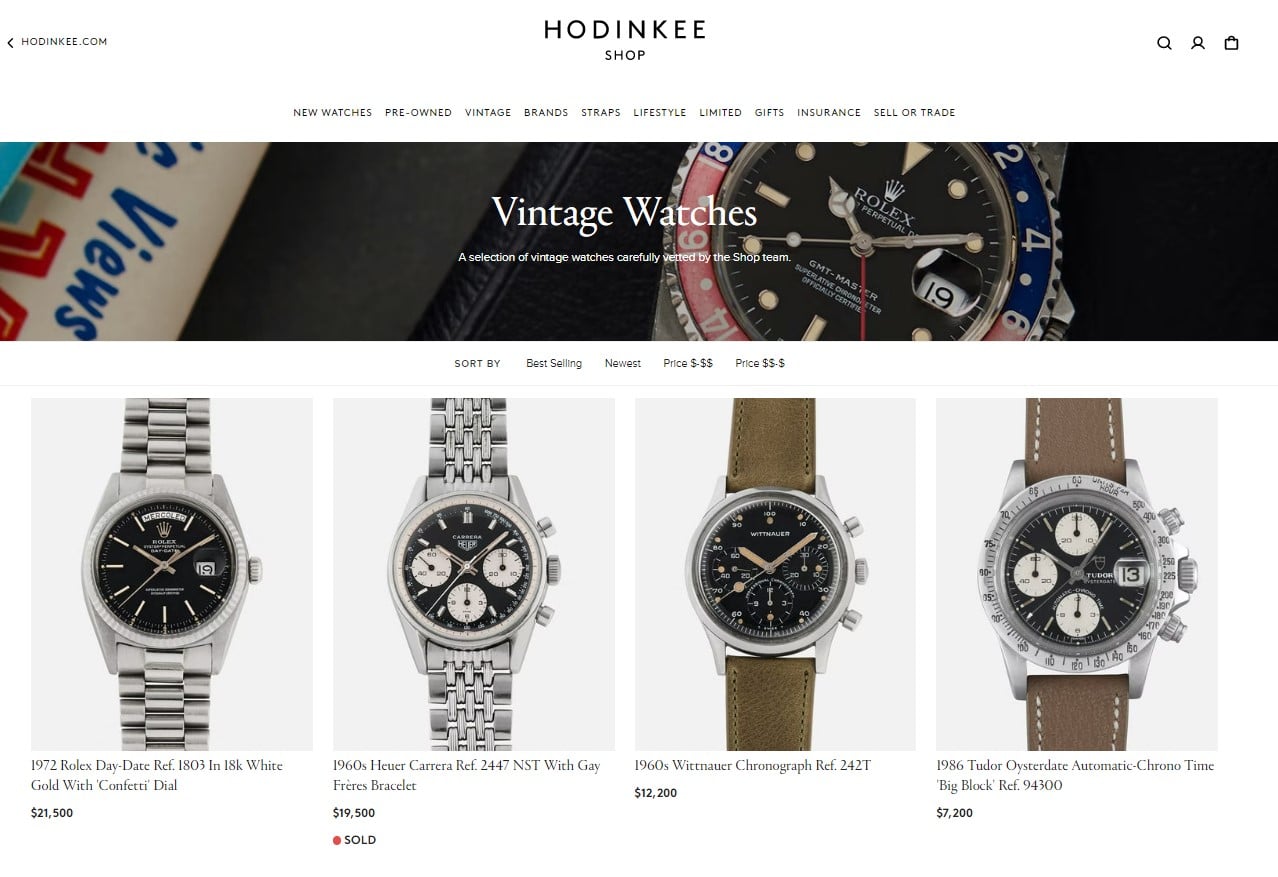 Vintage & Pre-loved Timepieces – Top Tier Ticker