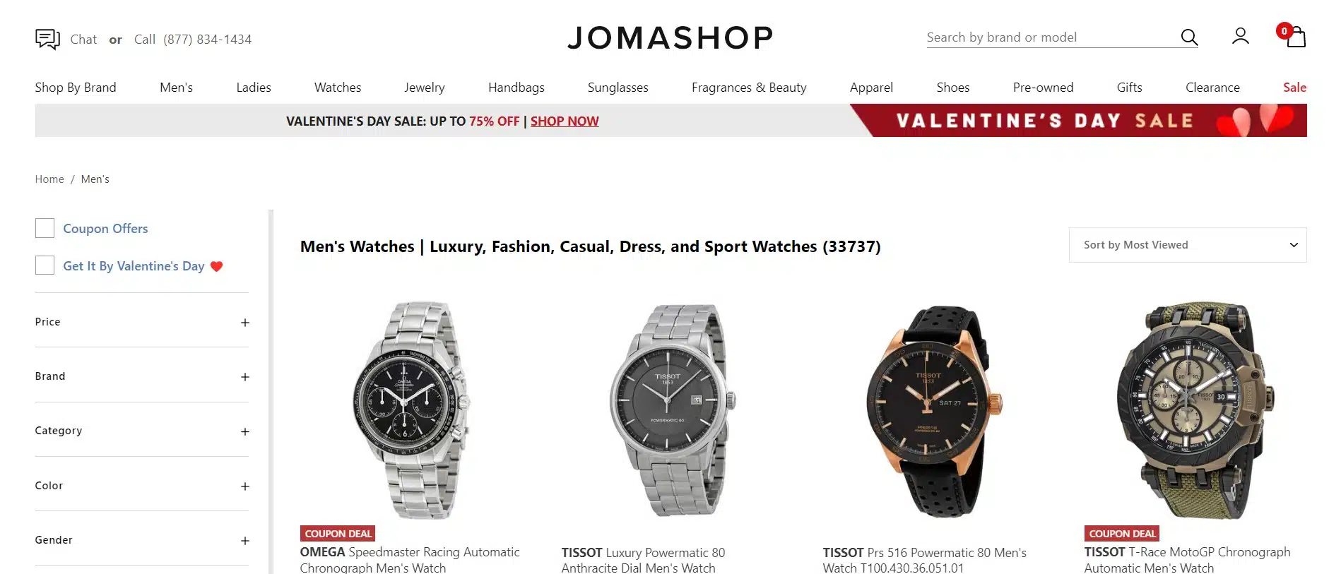 Jomashop Mens Watches Page