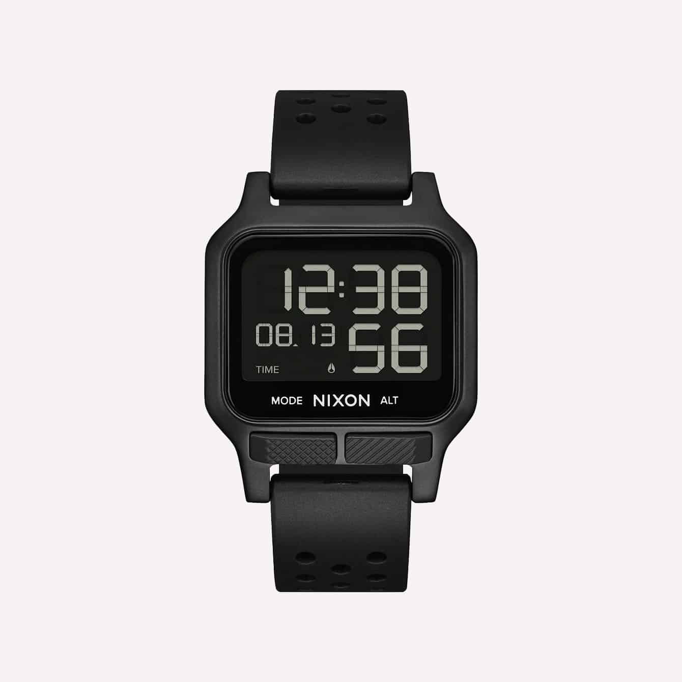 Nixon base hot sale leather watch