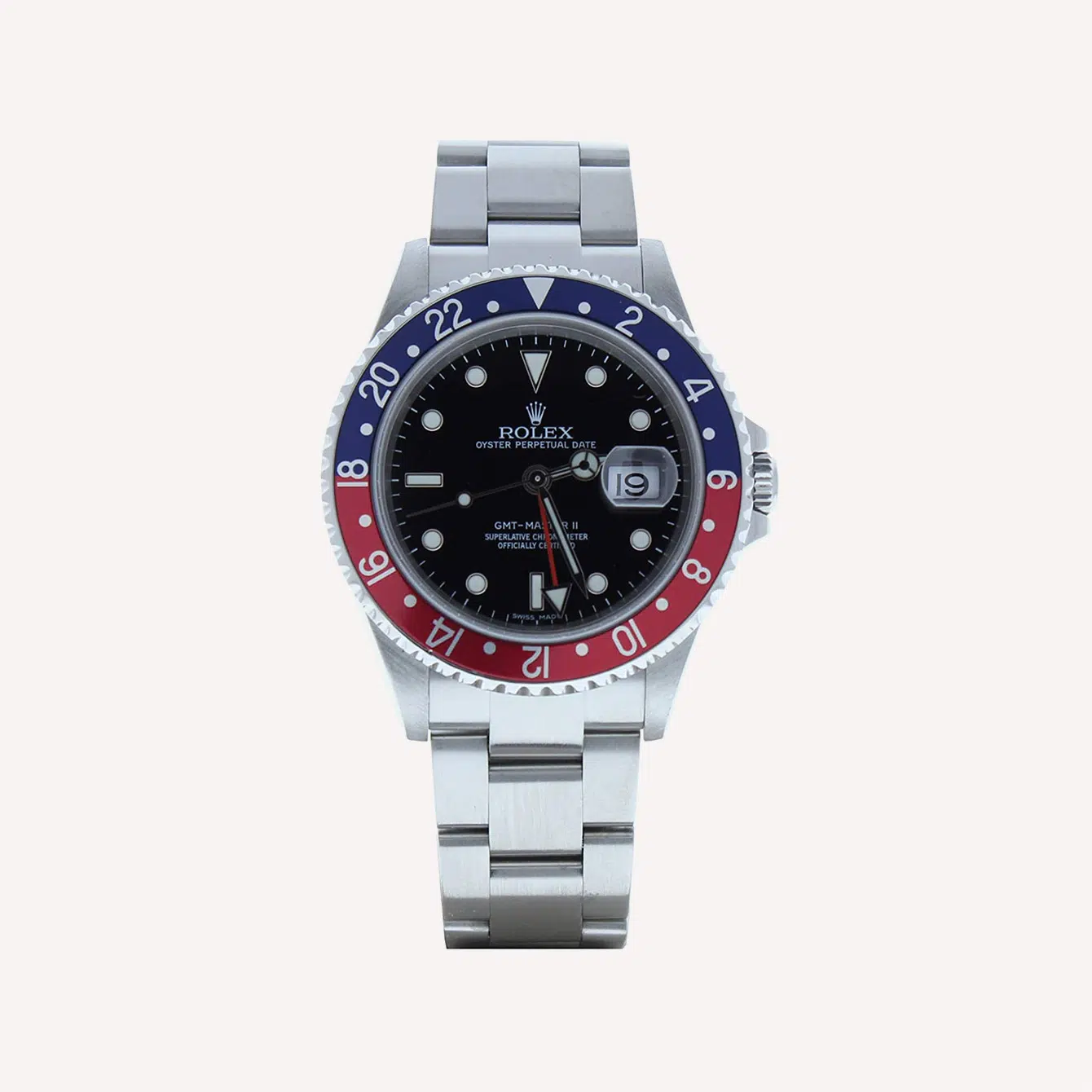 Rolex GMT Master II Model 16710 Automatic 40mm Watch