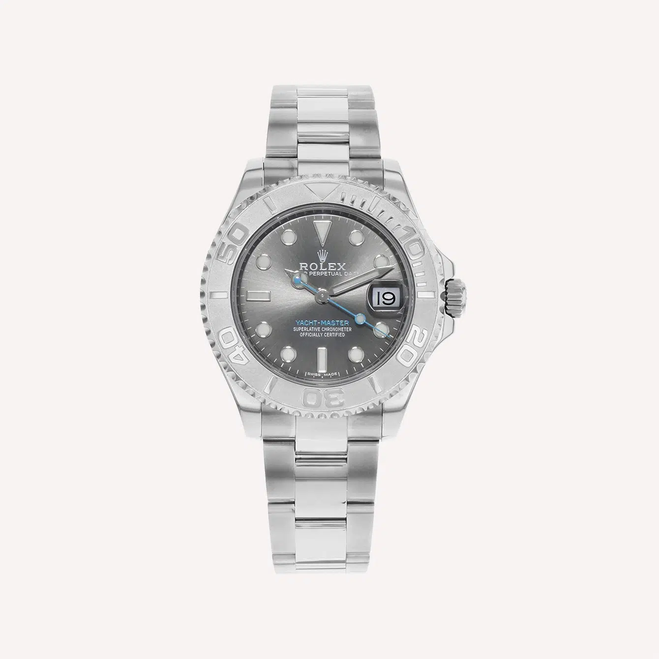 Rolex Yacht Master Rhodium Watch