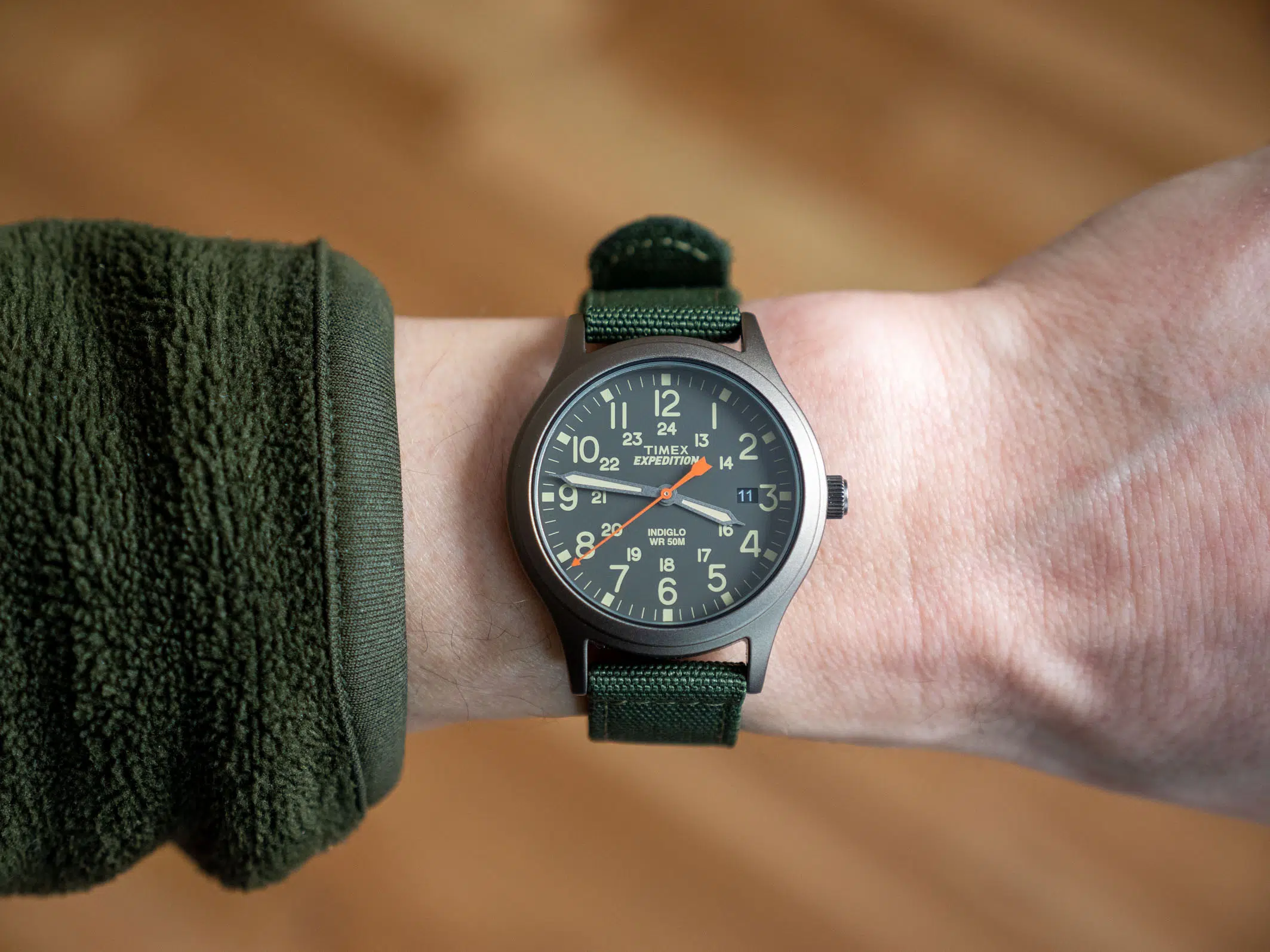 Timex Expedition TW4B13900 on wrist medium