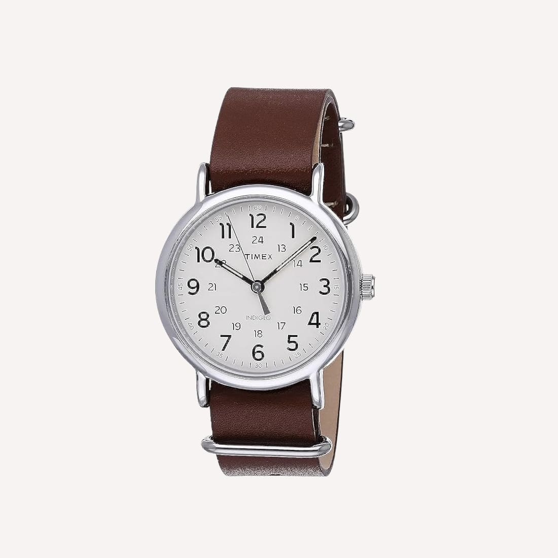 Easy Reader® 38mm One-Time Adjustable Leather Strap Watch - TW2V68800