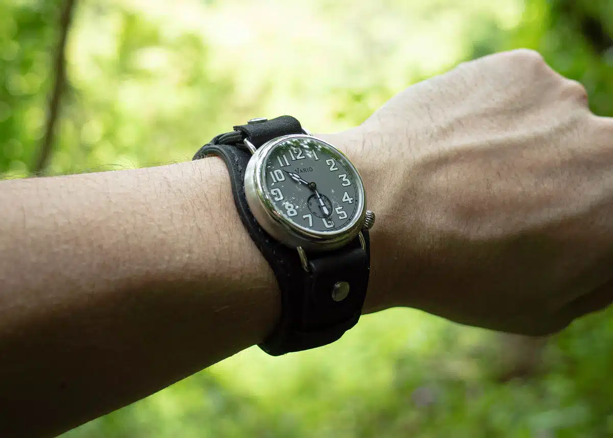 Vario 1918 Trench Watch On Wrist