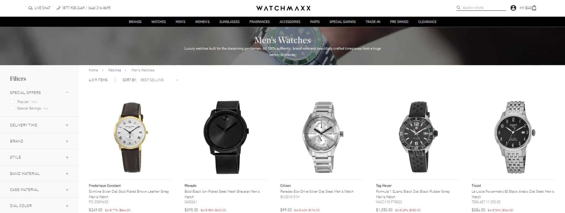 14 Best Places to Buy Watches Online-12