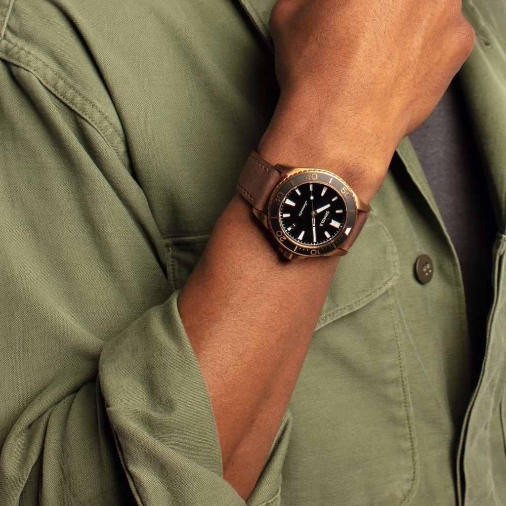 Wearing Shinola Bronze Monster Watch