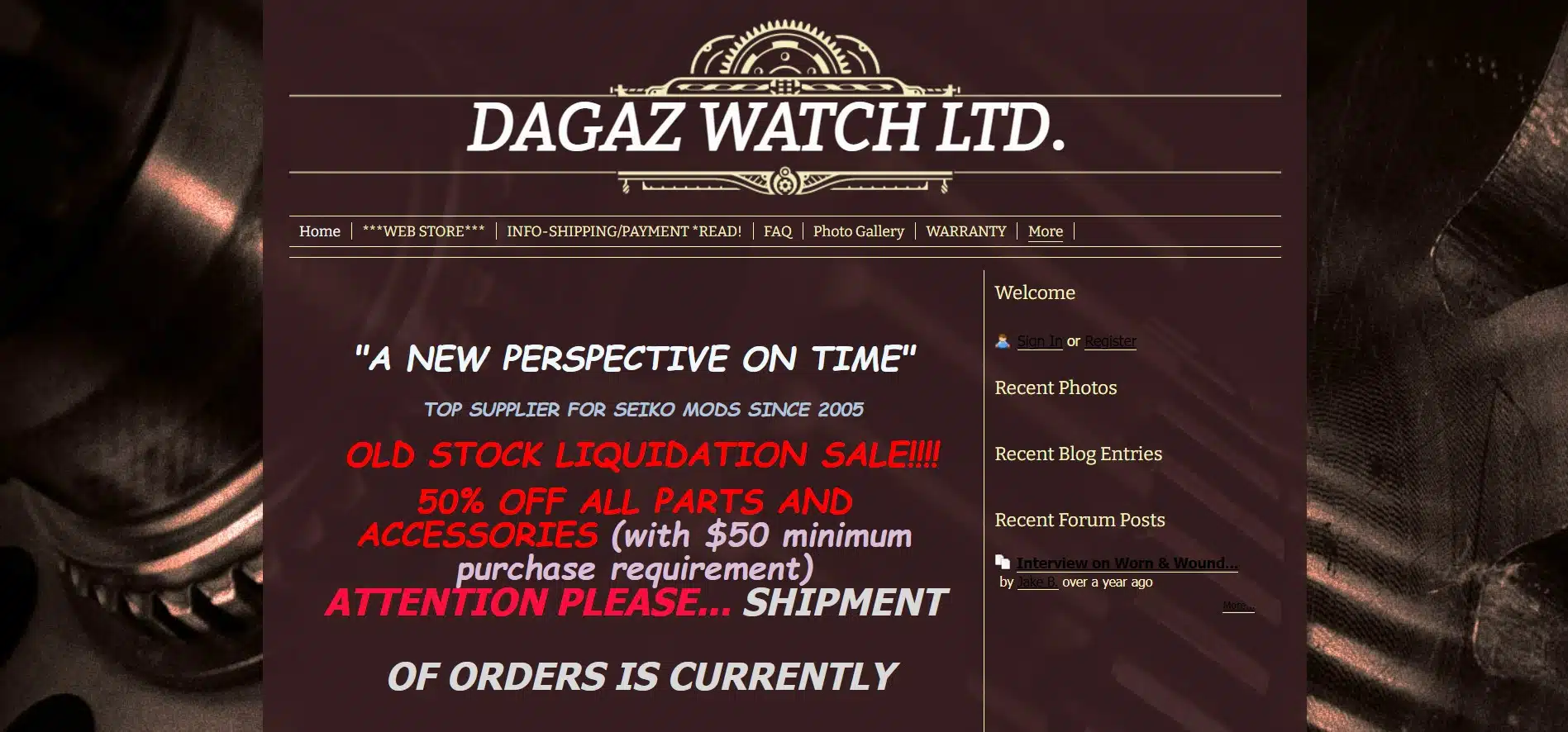 dagaz watch homepage