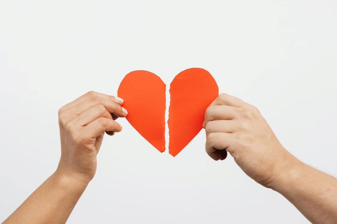 A man and woman trying to fix a broken heart.