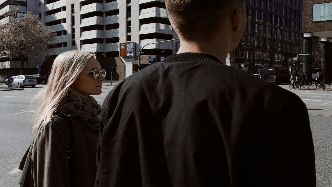 A couple having a disagreement.