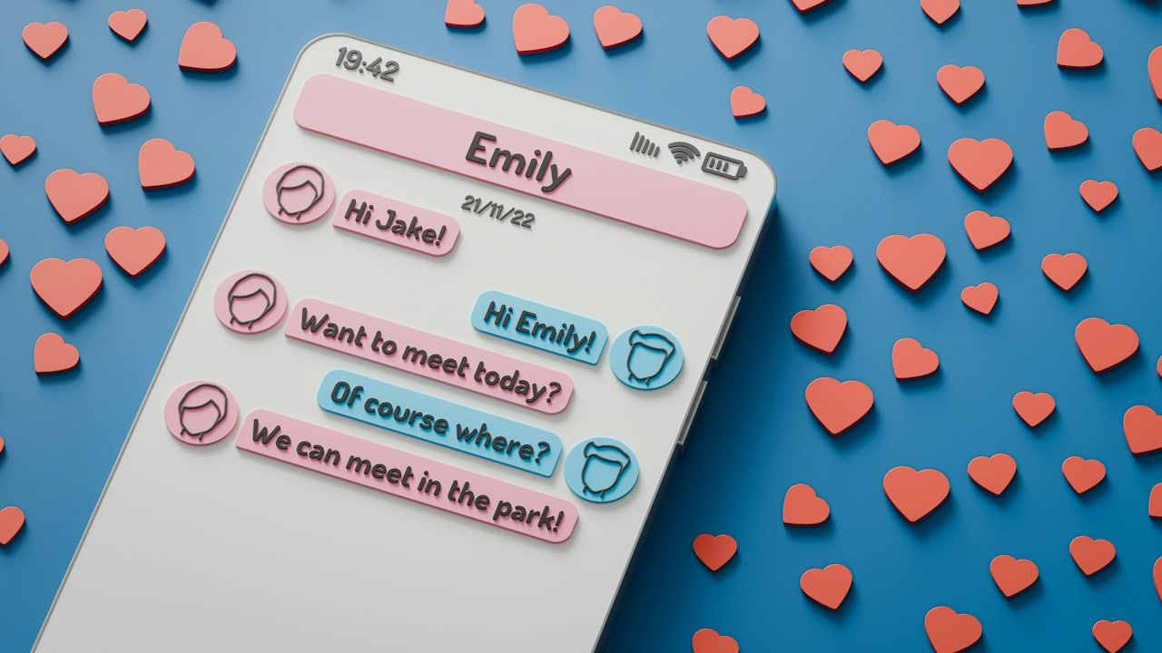 A chat shown on a mobile