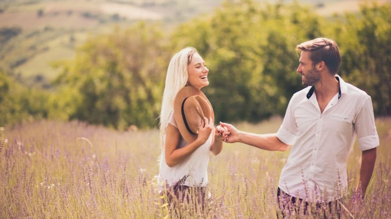 Man keeping a commitment by showing up for his partner