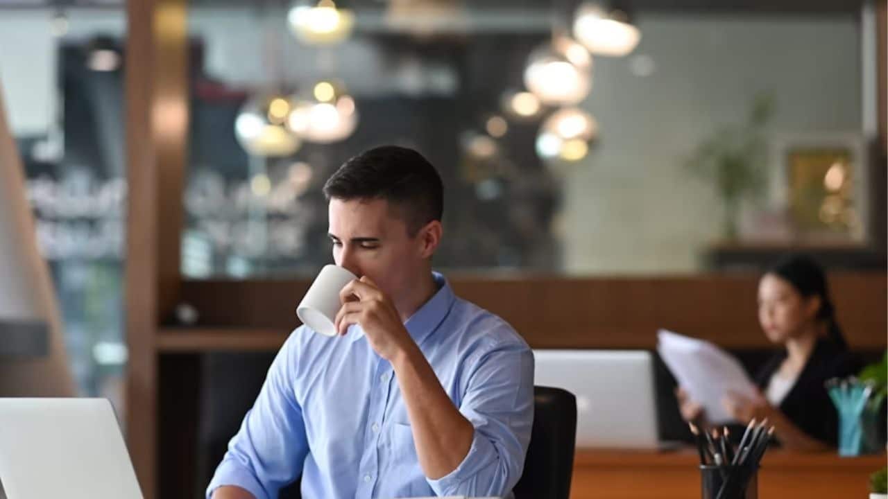 Man looking drained while his partner talks about a long to do list