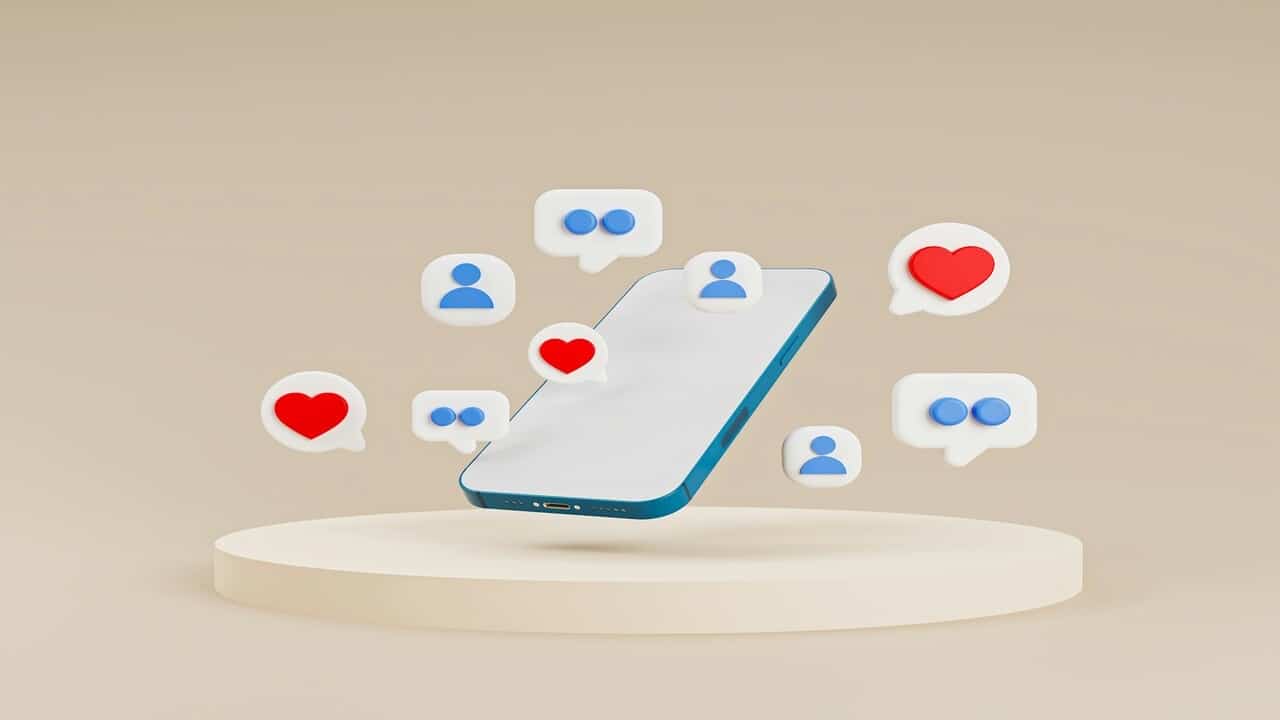 A photo depicting social media