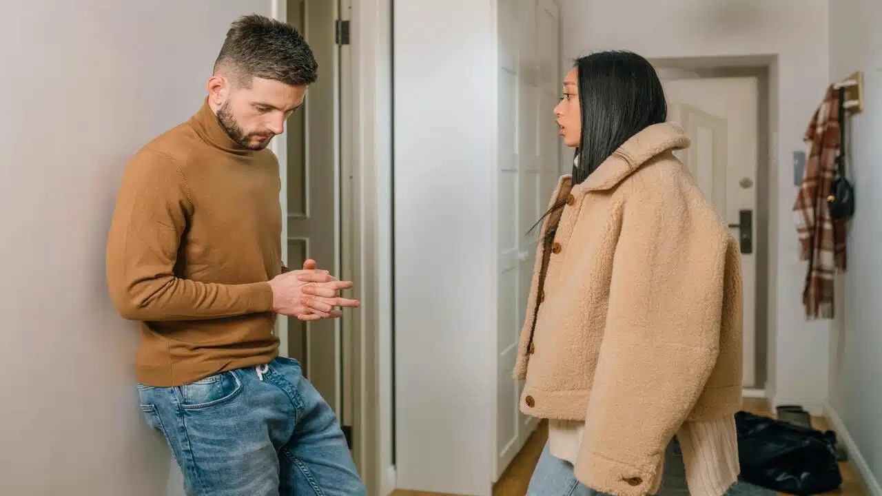 A couple about to break up