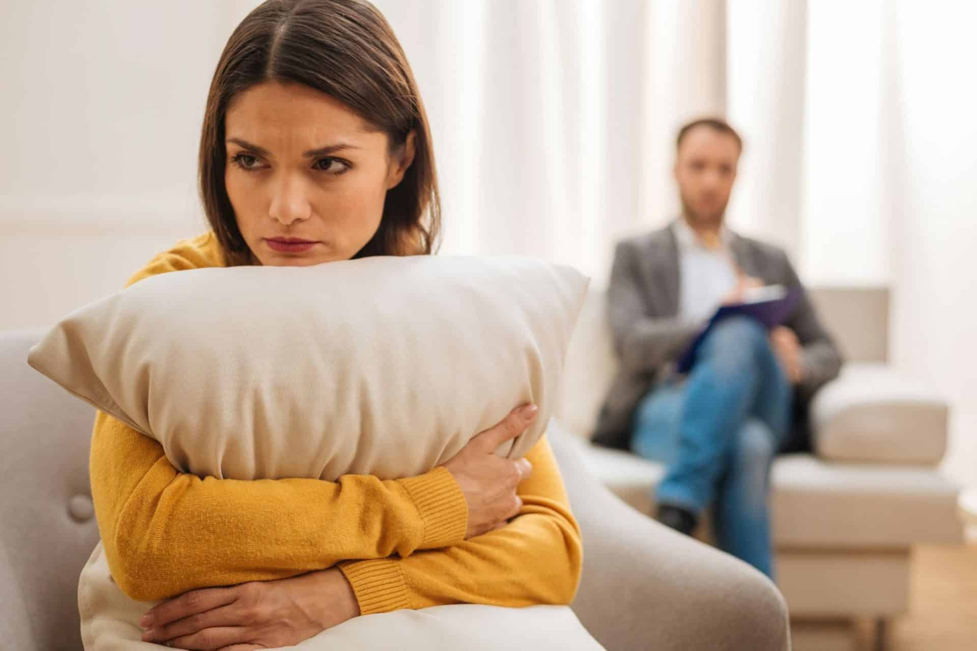 A man shut down a conversation with a woman