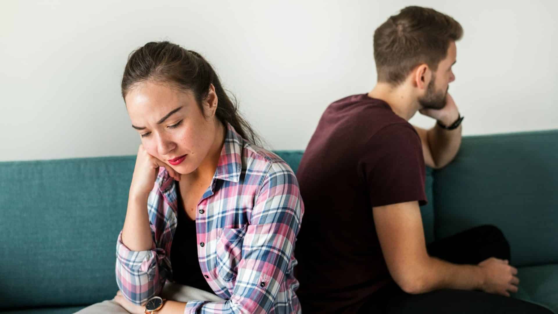 A man and woman having argument