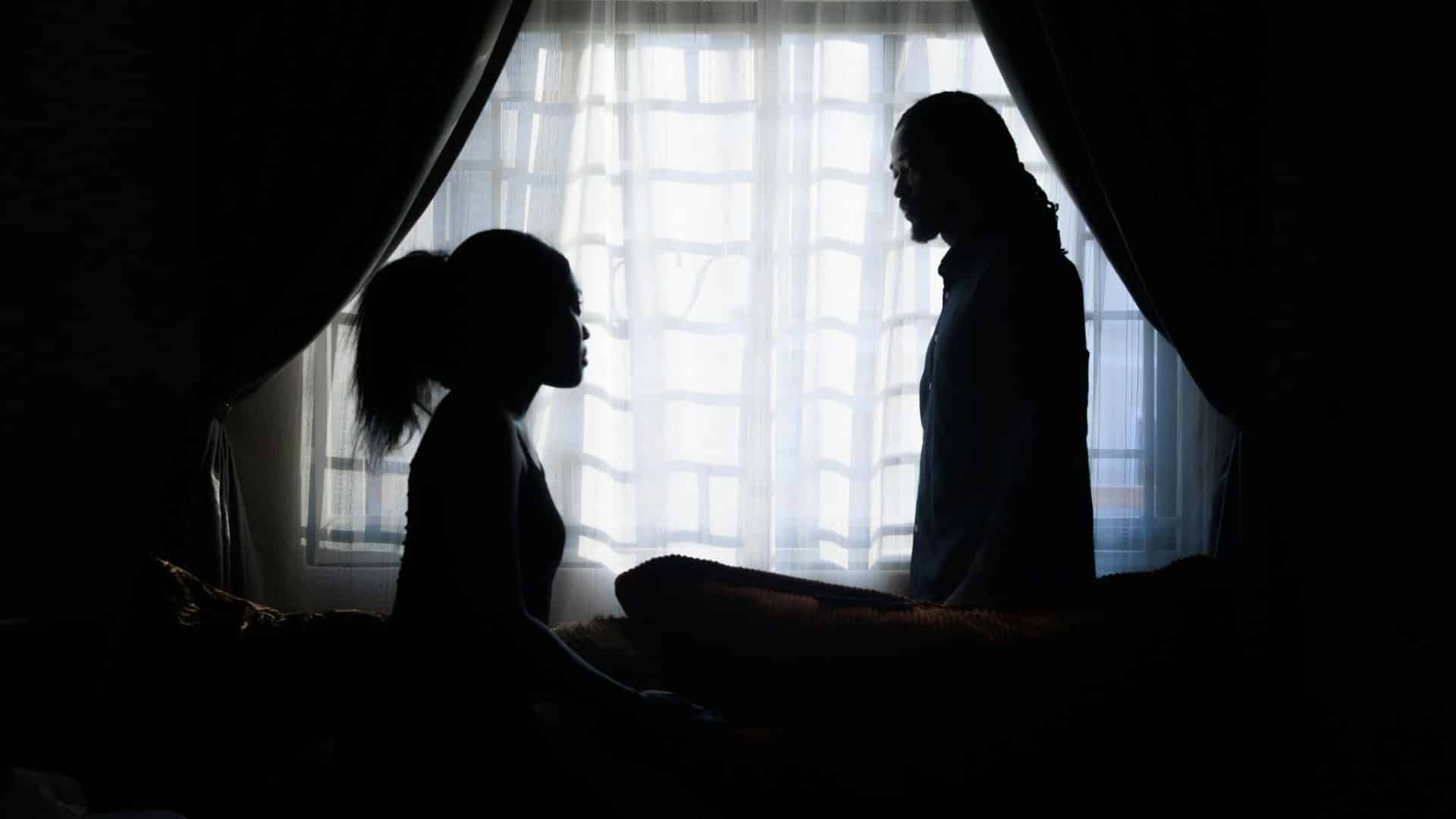 A man and woman will talk