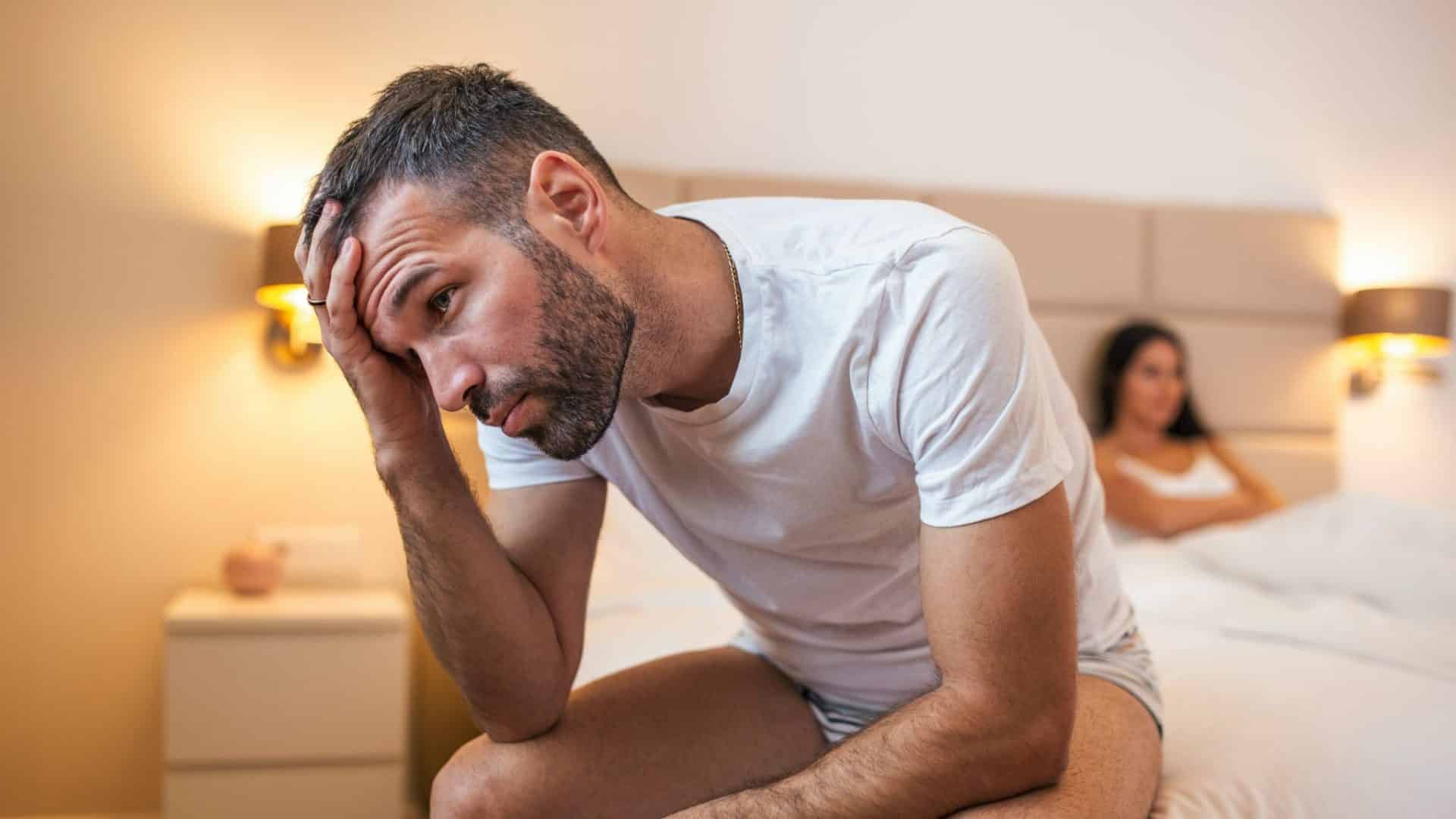 A man and woman upset with each other
