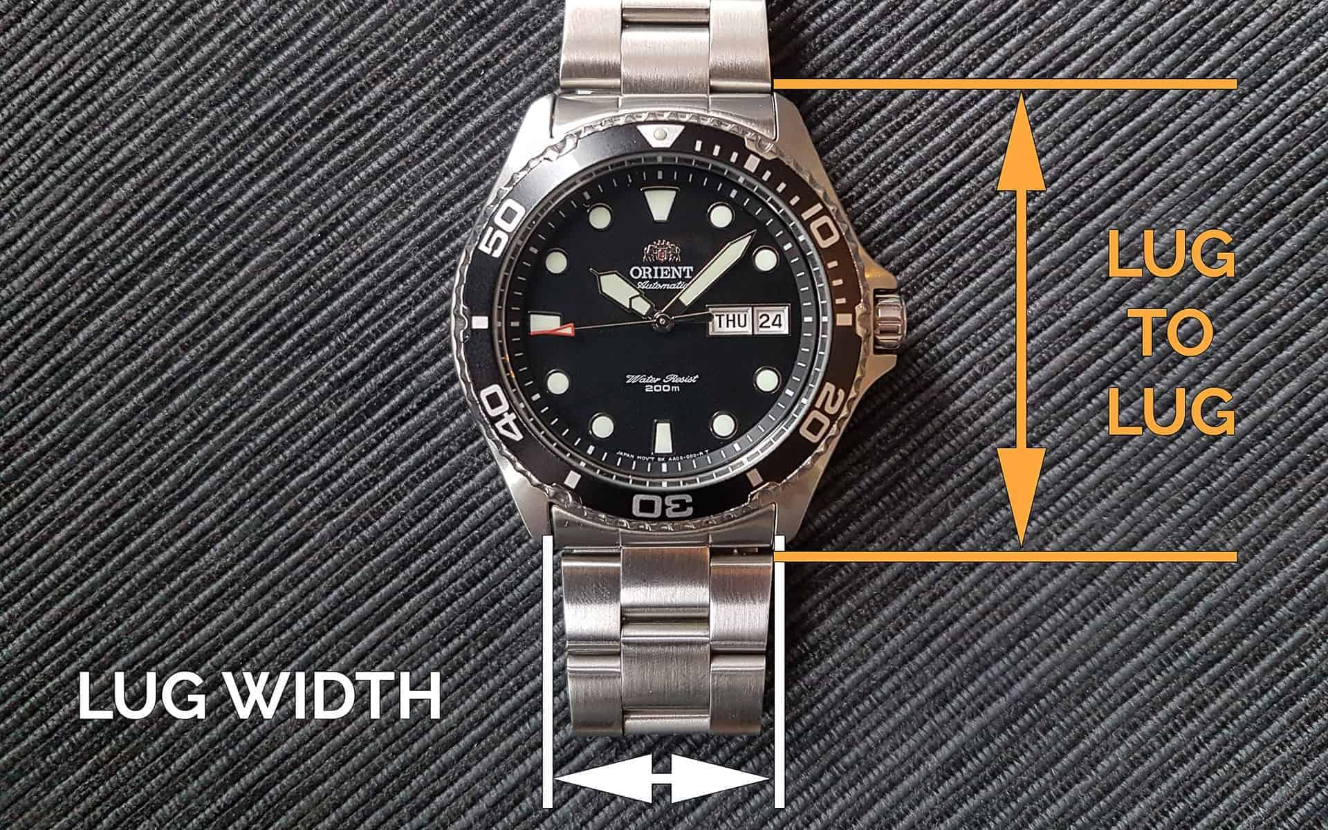 lug to lug rolex submariner