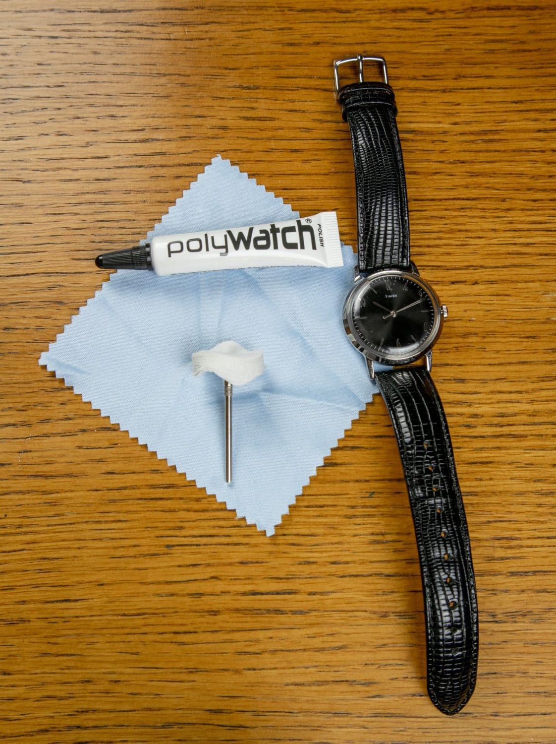 polywatch tube with microfiber cloth